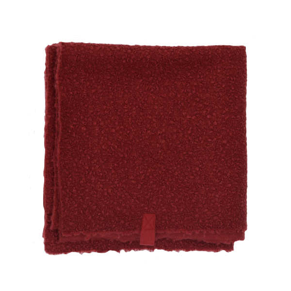 Plaid bouclé brick 150x170 cm THUIS MET MOON